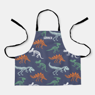 Aangepaste Dinosaur All-Over Print Apron Schort
