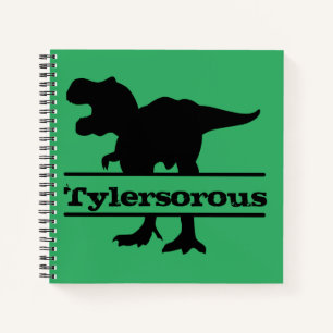 Aangepaste Dinosaur-Kinderen voor notitieboekje Notitieboek