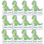 Aangepaste Dinosaur Trex-labels voor Kinderen Sticker (Voorkant)