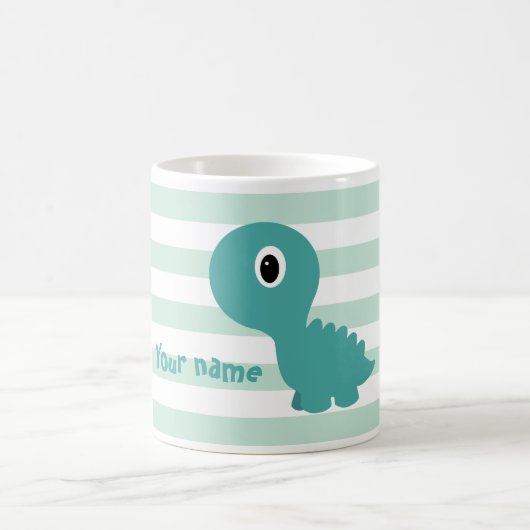Aangepaste dinosaurusmok koffiemok (Center)