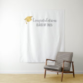 Aangepaste diploma-banner wandkleed (In situ)