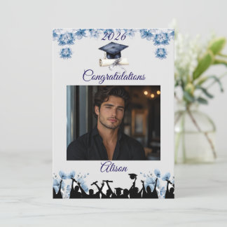 Aangepaste diploma kaart | Voeg je eigen foto & na