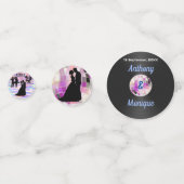 Aangepaste Disco Bruiloft Confetti (Voorkanten)