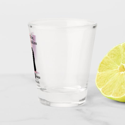 Aangepaste Disco Bruiloft Shot Glas (Rechts)