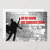 Aangepaste Disco Koppel Feest Uitnodigingen (Voorkant / Achterkant)