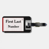 Aangepaste diskette met diskettes en dvd's met twe bagagelabel (Achterkant horizontaal)