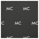 Aangepaste DIY-naam monogram textiel Stof (Swatch)
