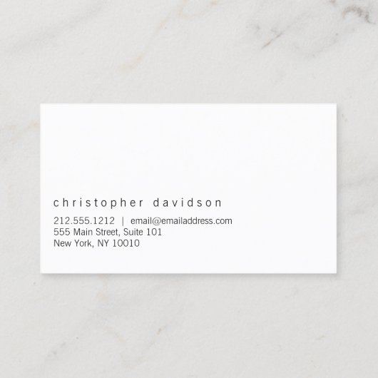 Aangepaste DJ Ambient Lights Visitekaartje (Achterkant)