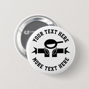 Aangepaste DJ-huurknop voor muziek op een djay dis Ronde Button 5,7 Cm