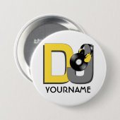 Aangepaste DJ-knop Ronde Button 7,6 Cm (Voorkant /achterkant)