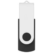 Aangepaste DJ-logo-muziekbay voor USB-flash-stick Swivel USB 2.0 Stick (Achterkant (Verticaal))