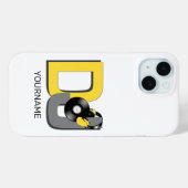 Aangepaste DJ-naam Case-Mate iPhone Case (Achterkant (horizontaal))