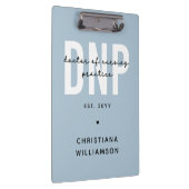 Aangepaste DNP Doctor of Nursing Practice Afstuder Klembord (Rechts)