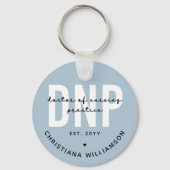 Aangepaste DNP Doctor of Nursing Practice Afstuder Sleutelhanger (Voorkant)