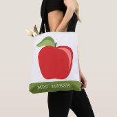 Aangepaste docent Apple met moderne Apple Draagtas (Dichtbij)