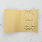 Aangepaste Dochter Afstuderen Kaarten, Zwart en Go Kaart (Binnen)