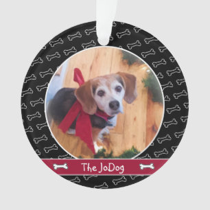 Aangepaste Dog Bone Ewn Dog Photo Cute Beagle Ornament