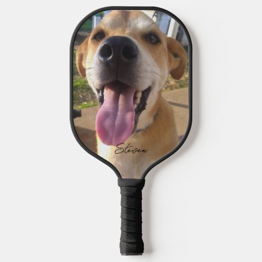 Aangepaste Dog-foto aangepast Pickleball Paddle (Voorkant)