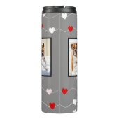 Aangepaste Dog Foto Aangepaste Dog Thermosbeker (Achterkant)