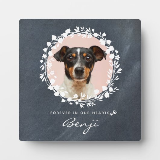 Aangepaste Dog Memorial Pet Loss Keepomwille Foto  Fotoplaat (Voorkant)