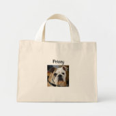 Aangepaste Dog Photo Canvas tas (Voorkant)
