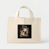 Aangepaste Dog Photo Canvas tas (Voorkant)