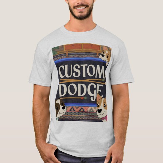 Aangepaste Doge Meme T-shirt (Voorkant)