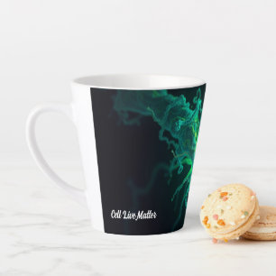 Aangepaste Dokter Verpleegster Biologische Cel Wet Latte Mok