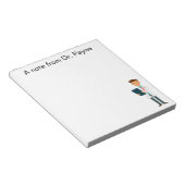 Aangepaste dokter, verpleegster, tandheelkundige N Notitieblok (Schuin)