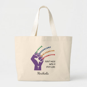 AANGEPASTE DON IS NIET MEER STEM GIRL GROTE TOTE BAG