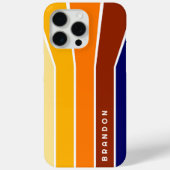 Aangepaste donkerblauw vet rood Sinaasappel witte  Case-Mate iPhone Case (Achterkant)