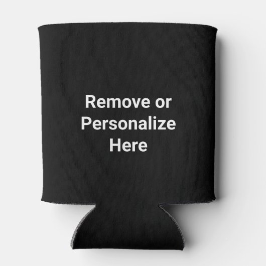 Aangepaste donkere kleur Let's Par T-shirt Blikjeskoeler (Achterkant)