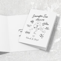 Aangepaste Doodle Moderne Ballon Verjaardag Opgevo