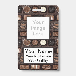Aangepaste doos voor Chocolates Badge