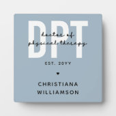 Aangepaste DPT Doctor in de Fysieke Behandeling Fotoplaat (Voorkant)