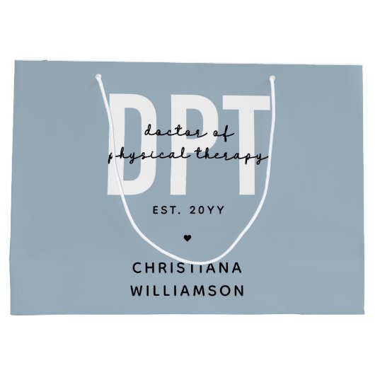 Aangepaste DPT Doctor in de Fysieke Behandeling Groot Cadeauzakje (Achterkant)