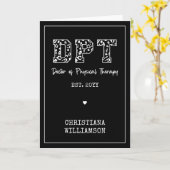 Aangepaste DPT Doctor in de Fysieke Behandeling Kaart (Gele Bloem)