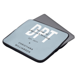 Aangepaste DPT Doctor in de Fysieke Behandeling Laptop Sleeve