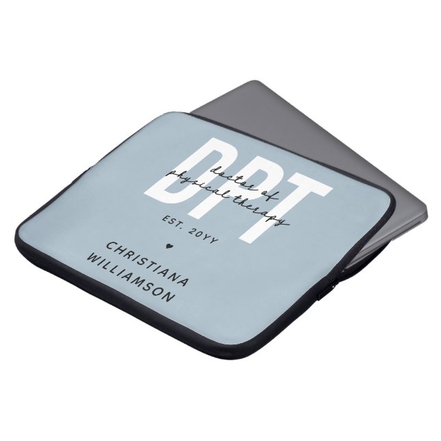 Aangepaste DPT Doctor in de Fysieke Behandeling Laptop Sleeve (Voorkant top)