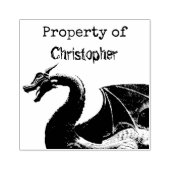 Aangepaste Dragon-eigenschap van Rubberstempel (Afrduk)