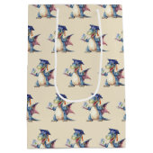 Aangepaste Dragon Kleuterschool Afstuderen Med. Ca Medium Cadeauzakje (Achterkant)