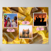 Aangepaste drie foto-tekst Zijderzijde - Ontkoppel Poster (Voorkant)