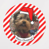 Aangepaste drie kerstkerstkerstkerstkerstkerstkers labels (Design 2)