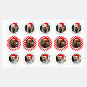 Aangepaste drie kerstkerstkerstkerstkerstkerstkers labels (Vel)