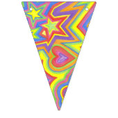 Aangepaste driehoek Bunting Banner "Happy" (Eerste vlag)