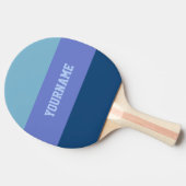 Aangepaste driekleurenpingpongpeddel tafeltennisbatje (Zijkant)