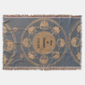 Aangepaste driemaands monogram deken (Voorkant)