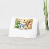 Aangepaste Drink kerstkaart en rendiervakantiekaar Kaart (Achterkant)