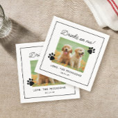 Aangepaste Drinken op mijn fotoweddenschap Servet