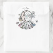 Aangepaste drocatcher-stickers ronde sticker (Tas)